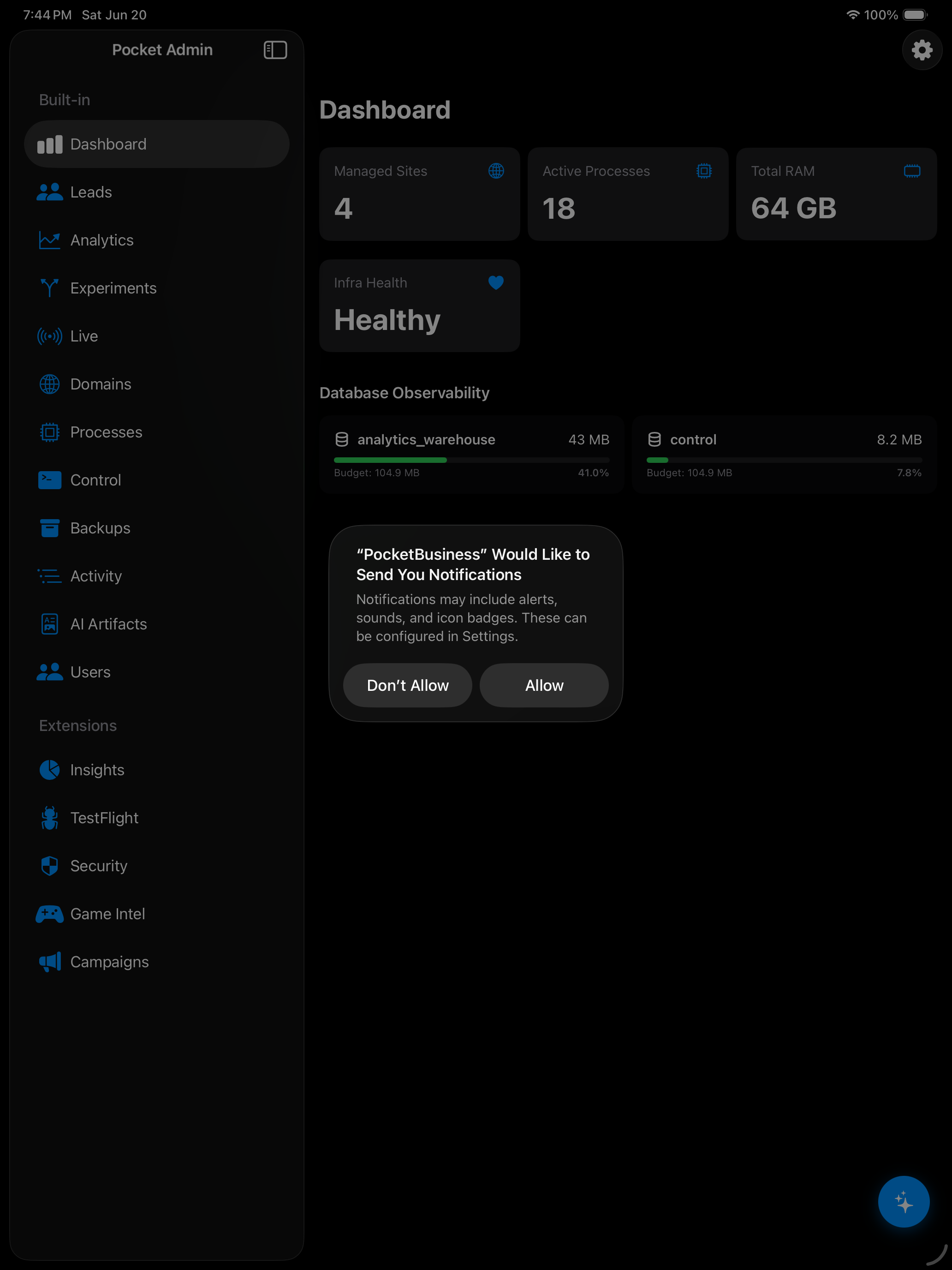 iPad screenshot