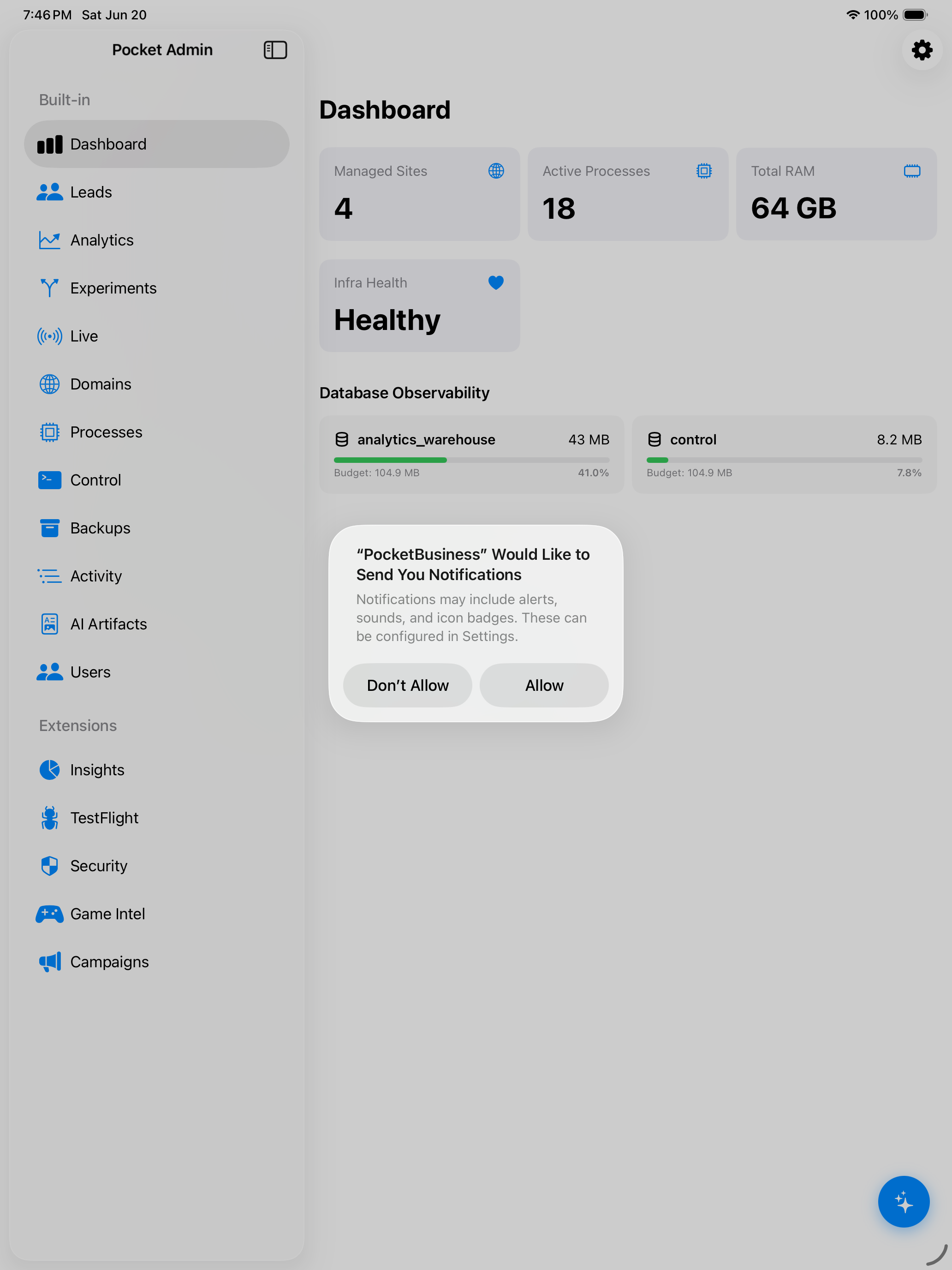 iPad screenshot