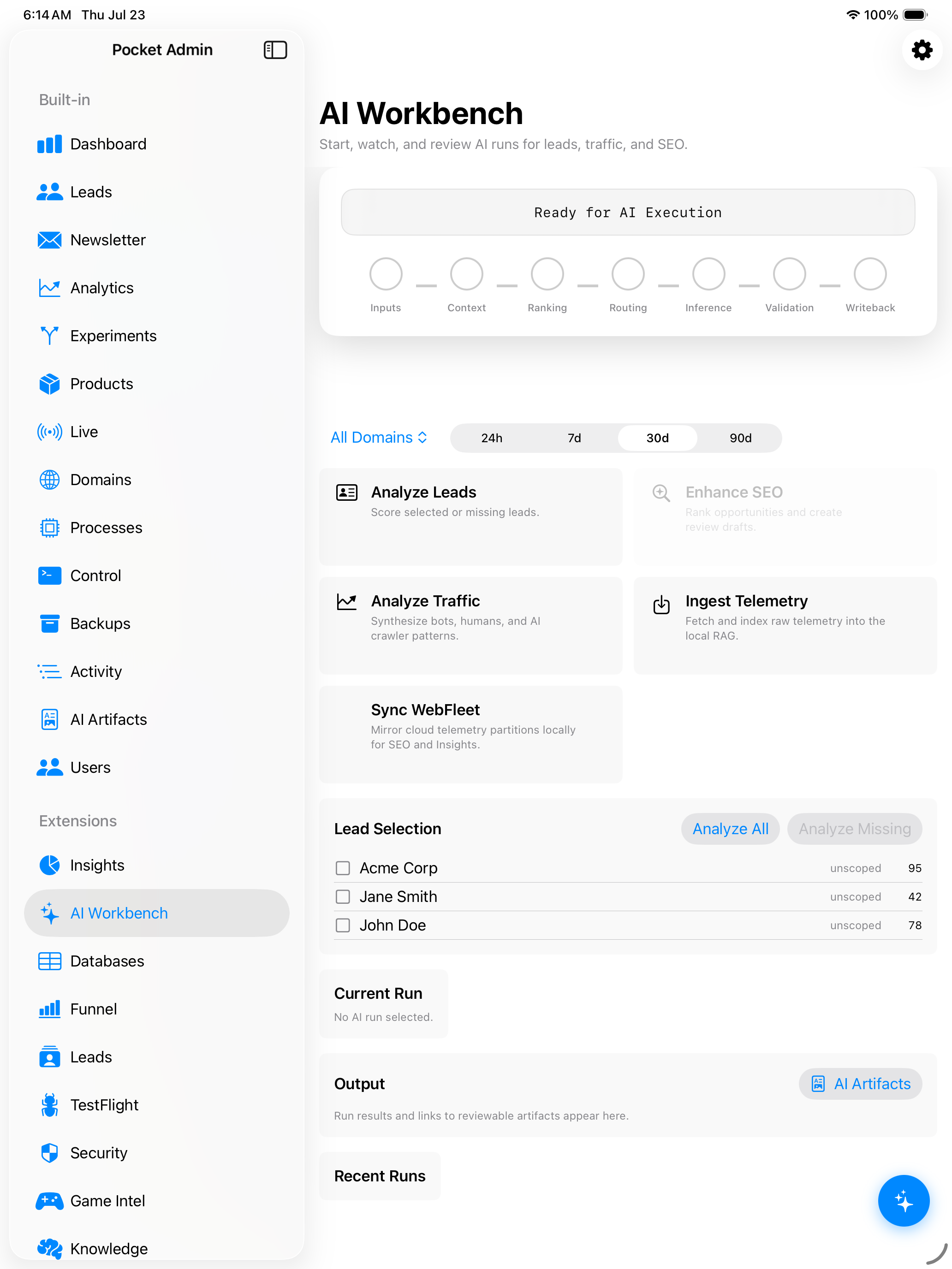 iPad screenshot