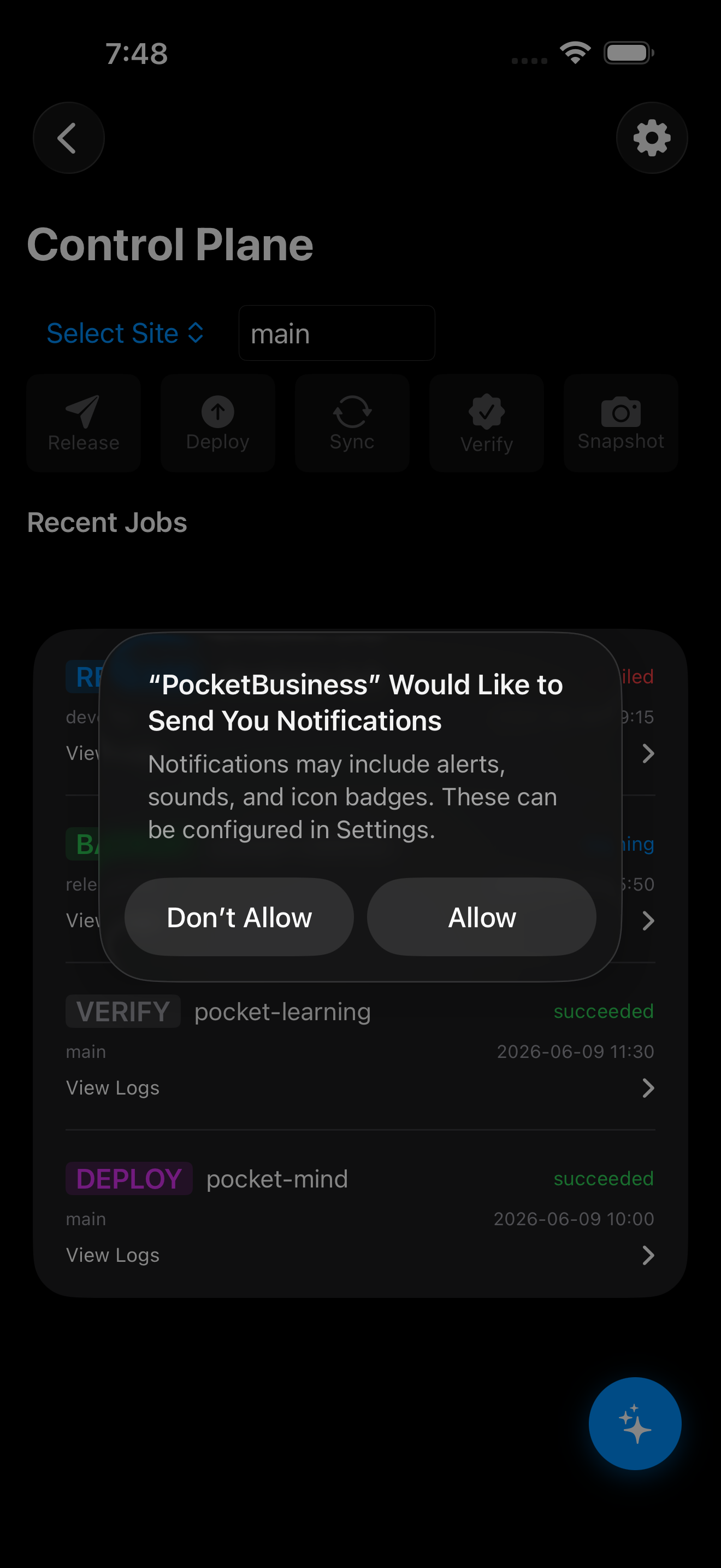 iPhone screenshot