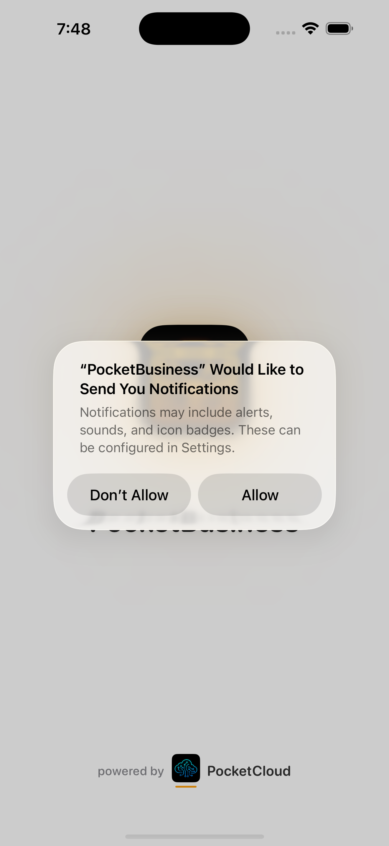 iPhone screenshot