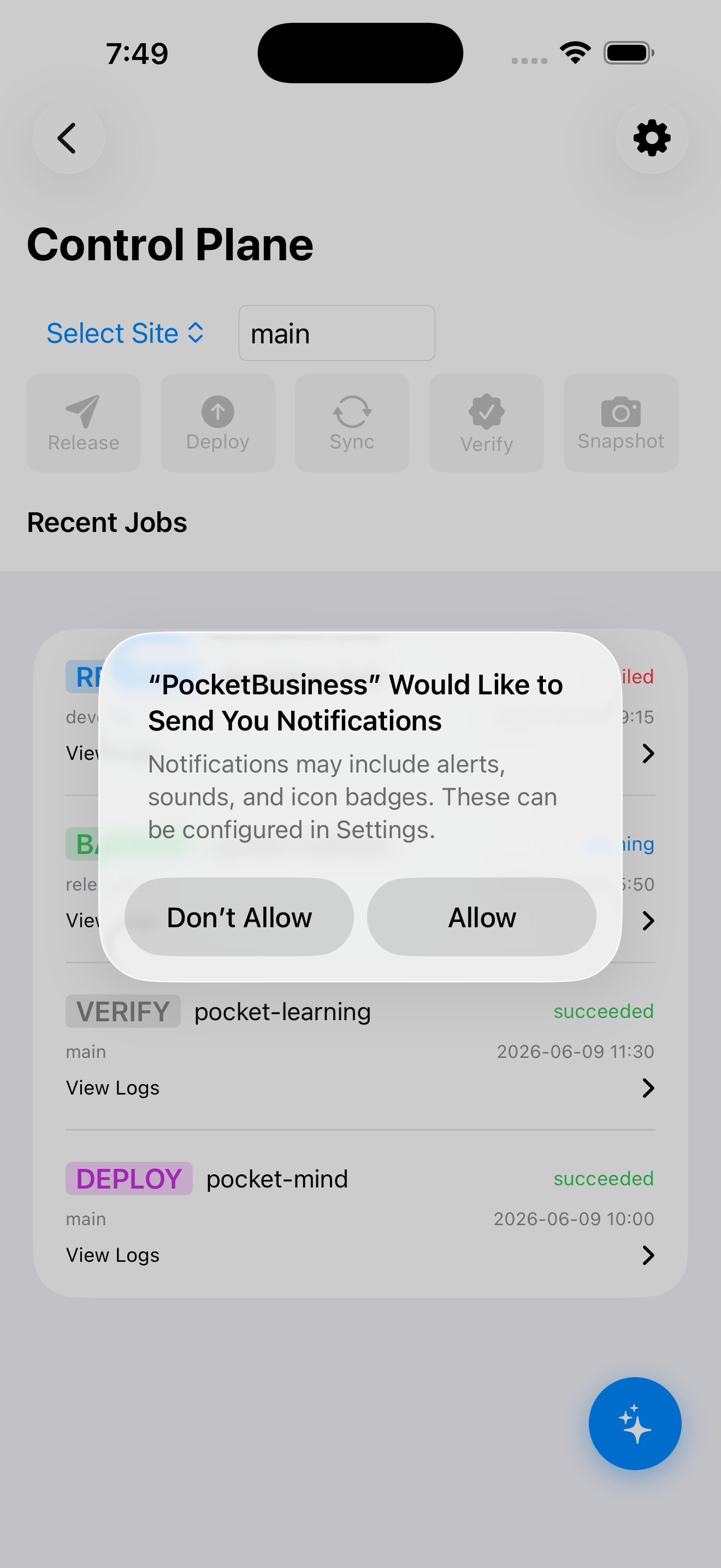 iPhone screenshot