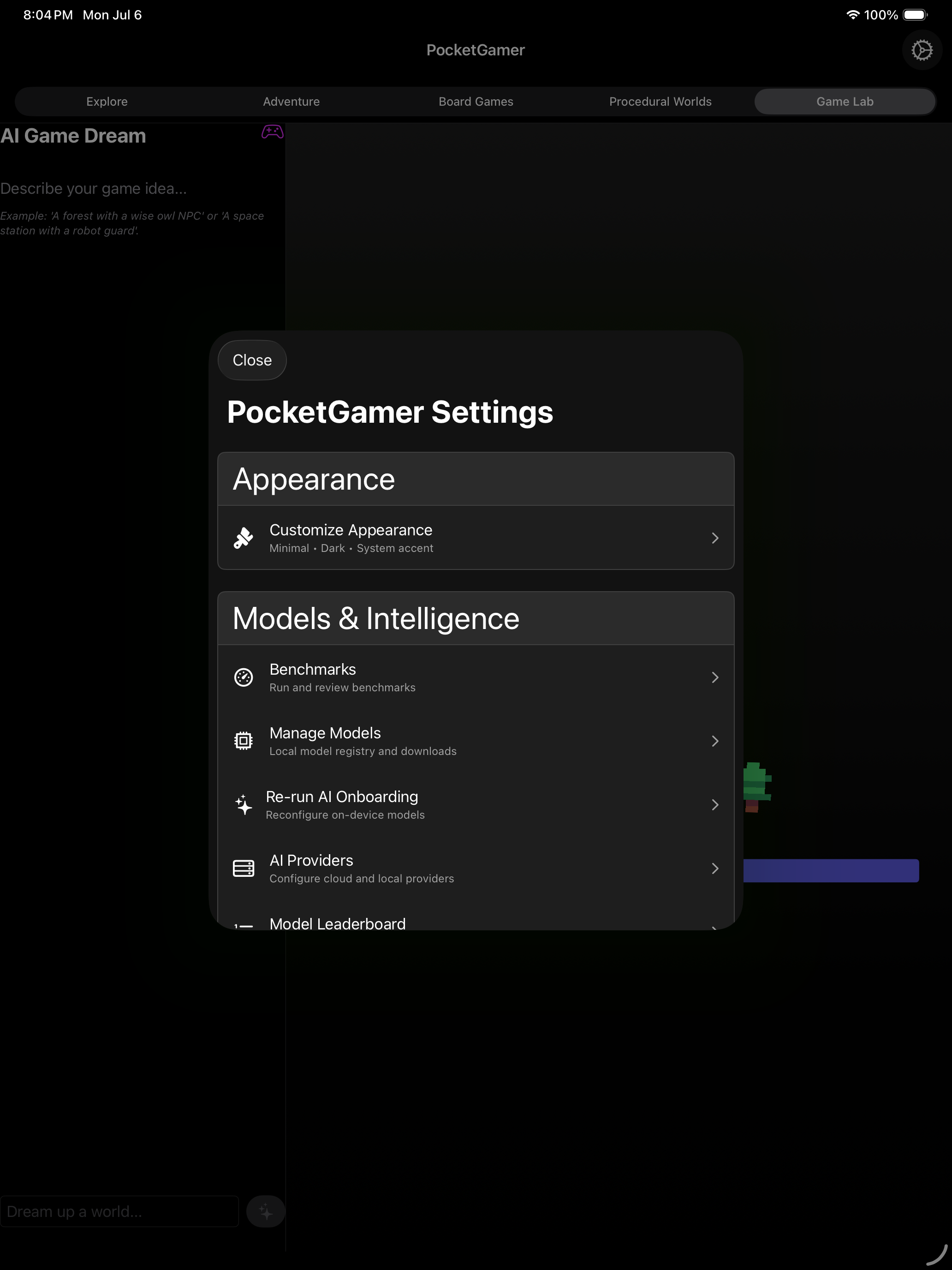 iPad screenshot