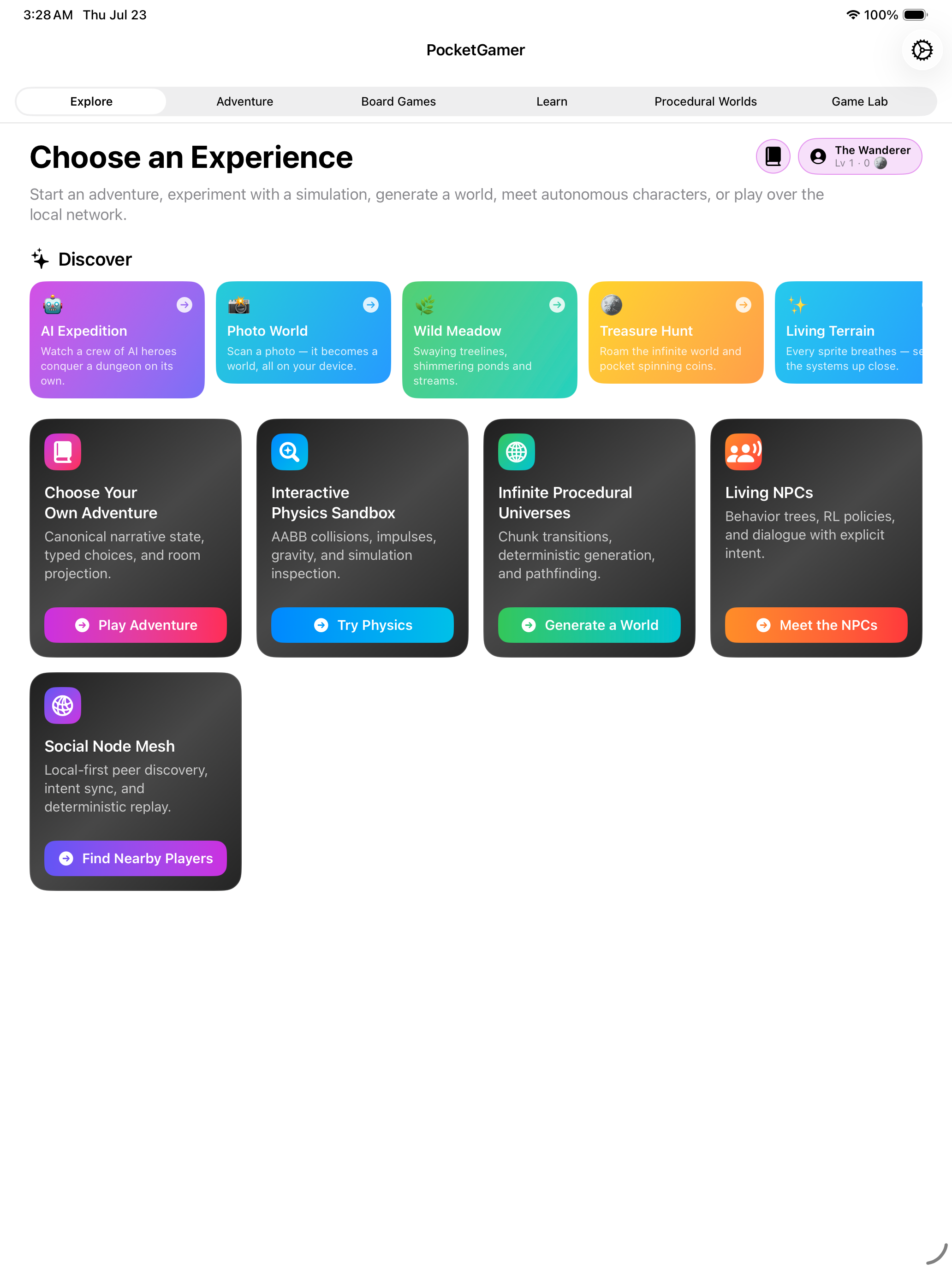 iPad screenshot