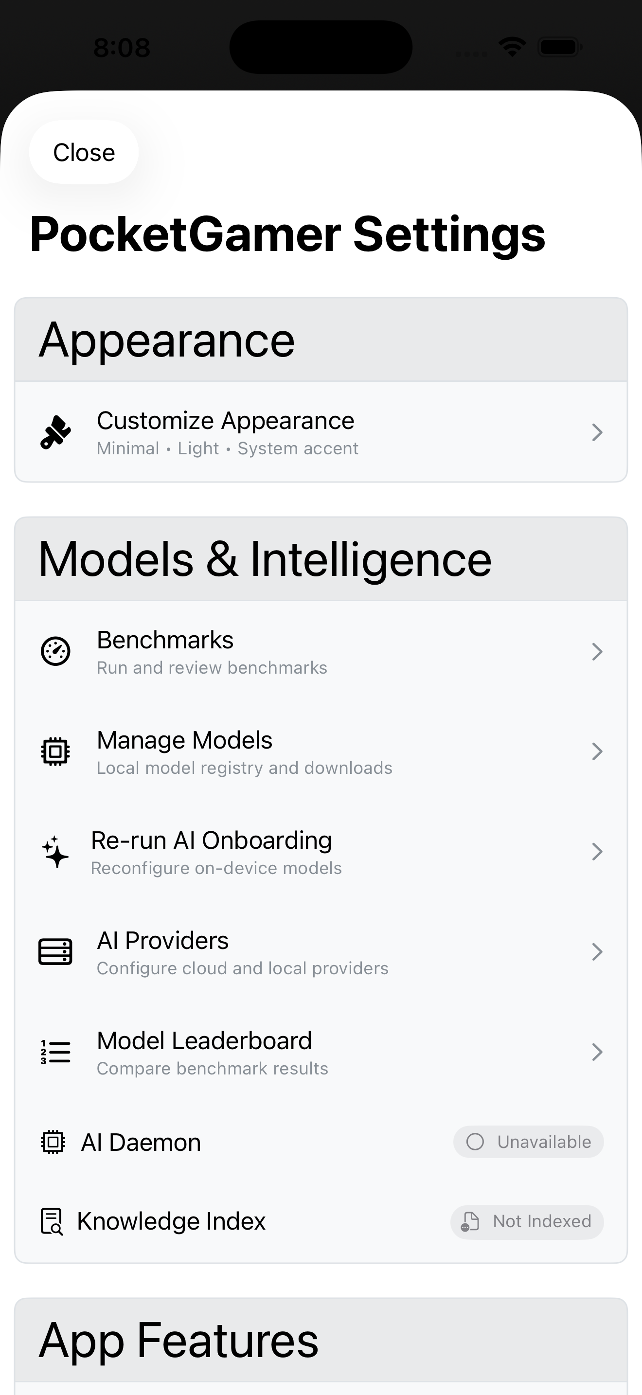 iPhone screenshot
