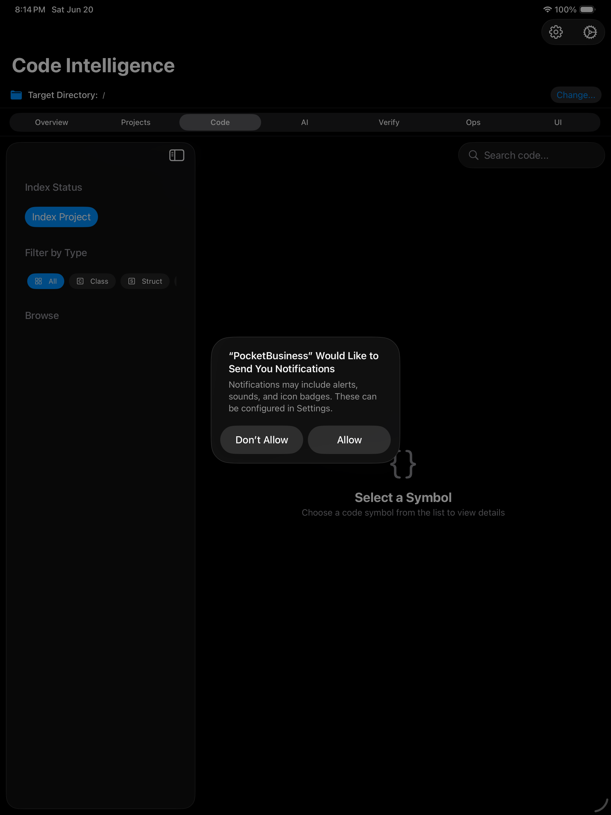 iPad screenshot