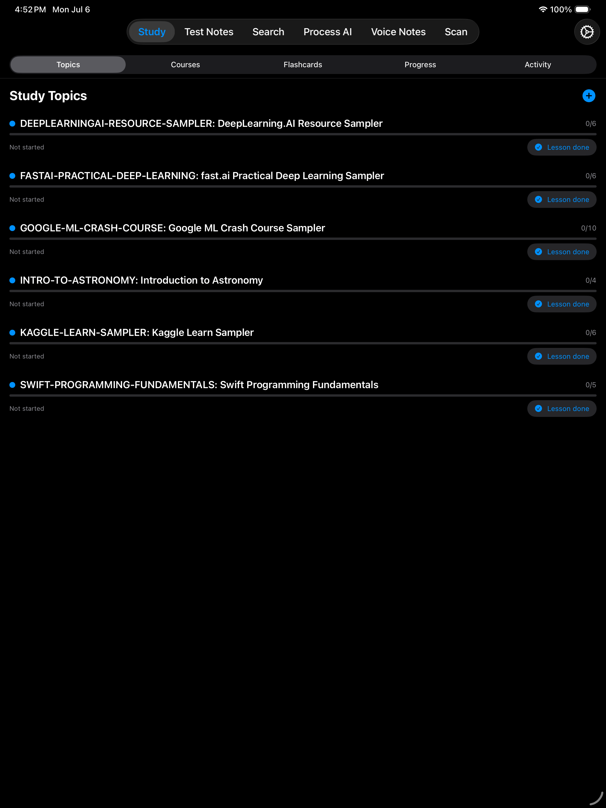 iPad screenshot