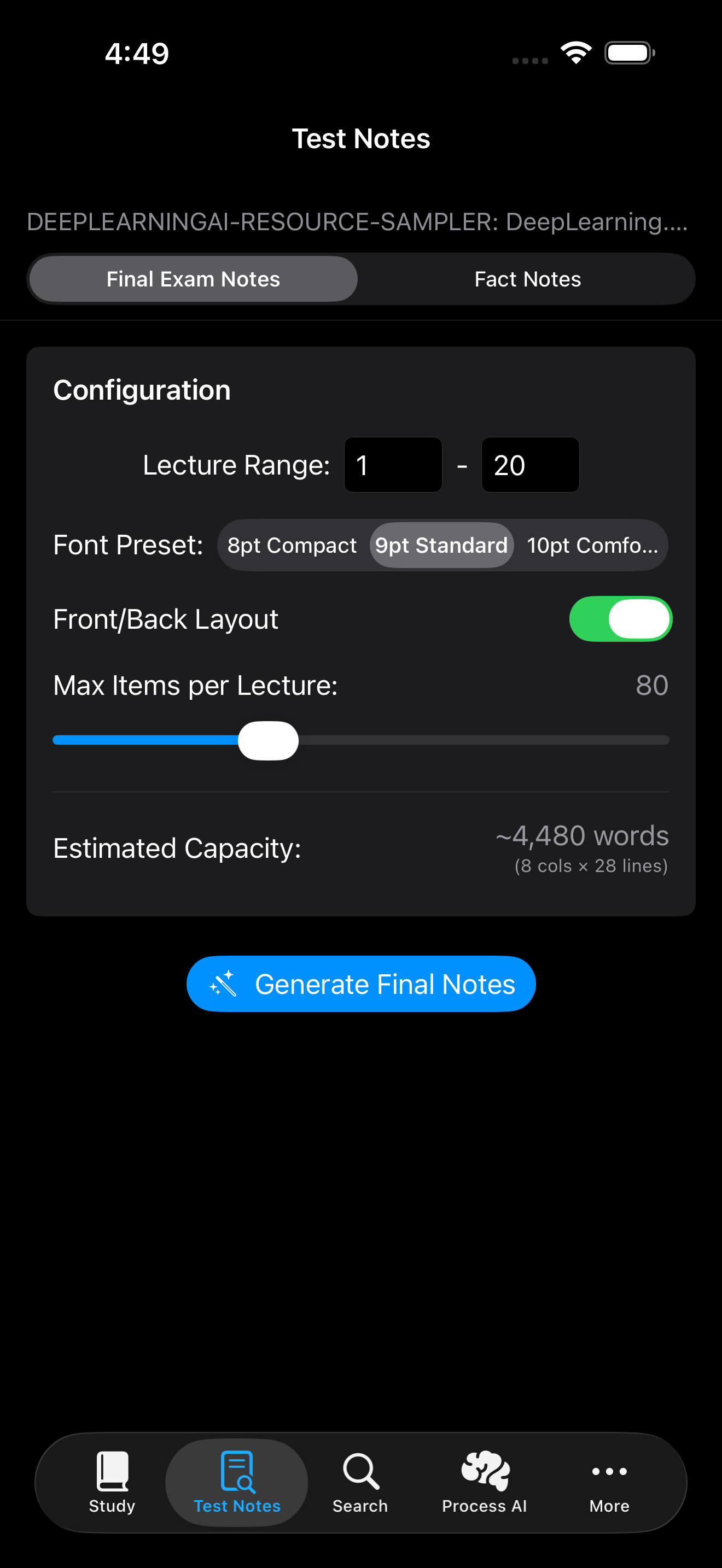 iPhone screenshot