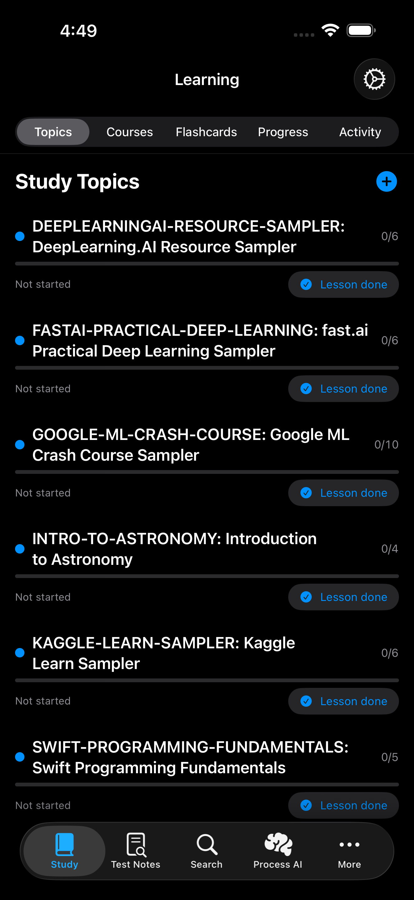 iPhone screenshot
