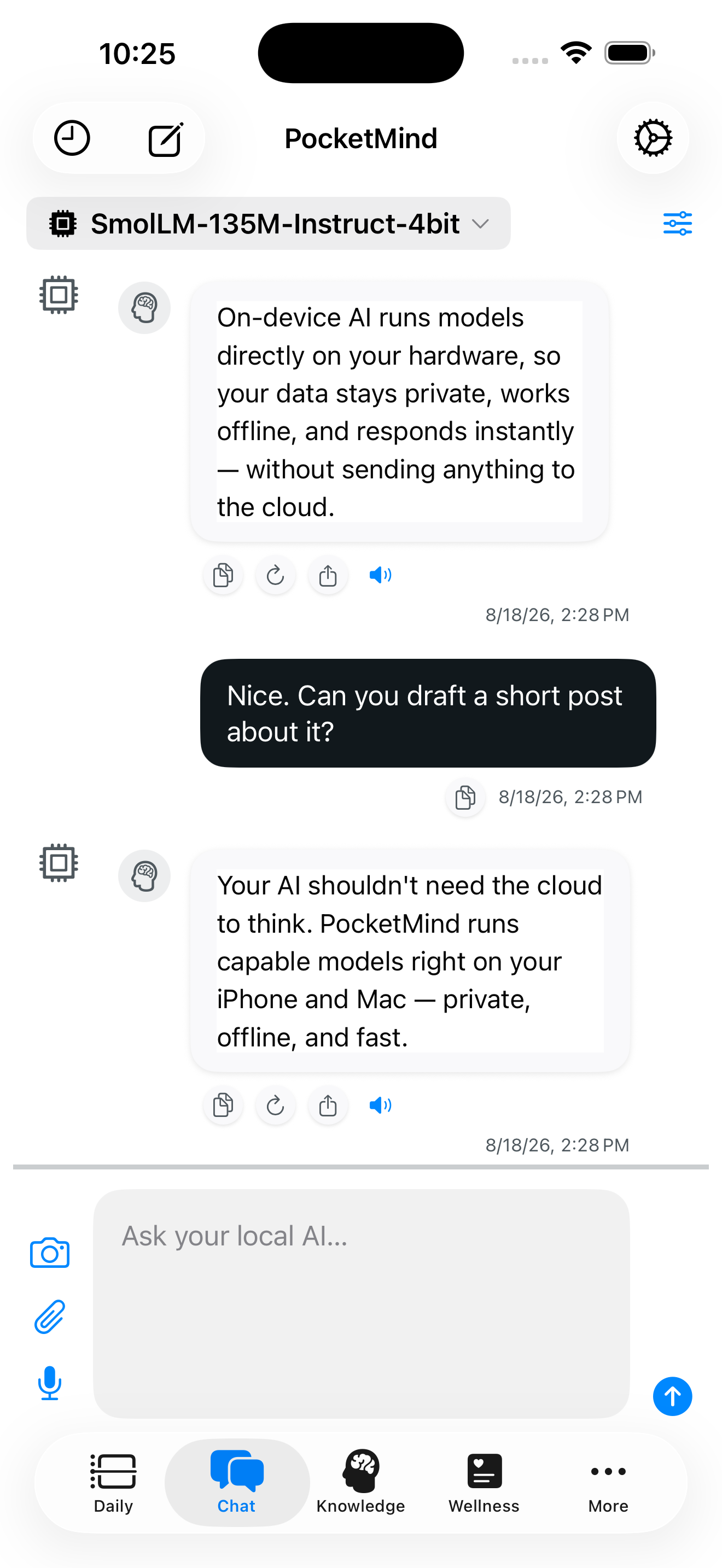 iPhone screenshot