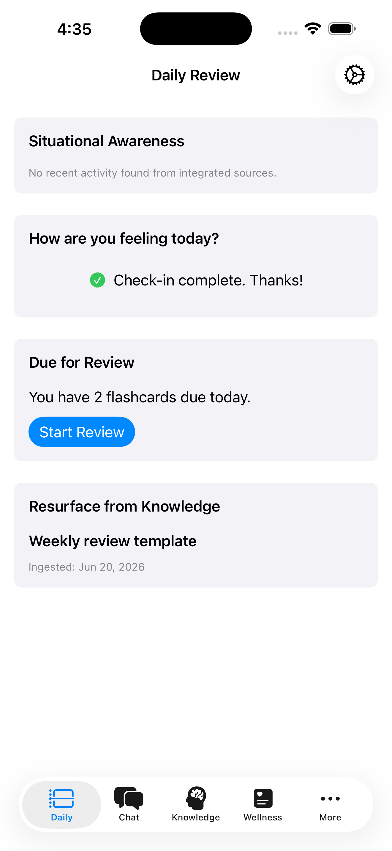 iPhone screenshot