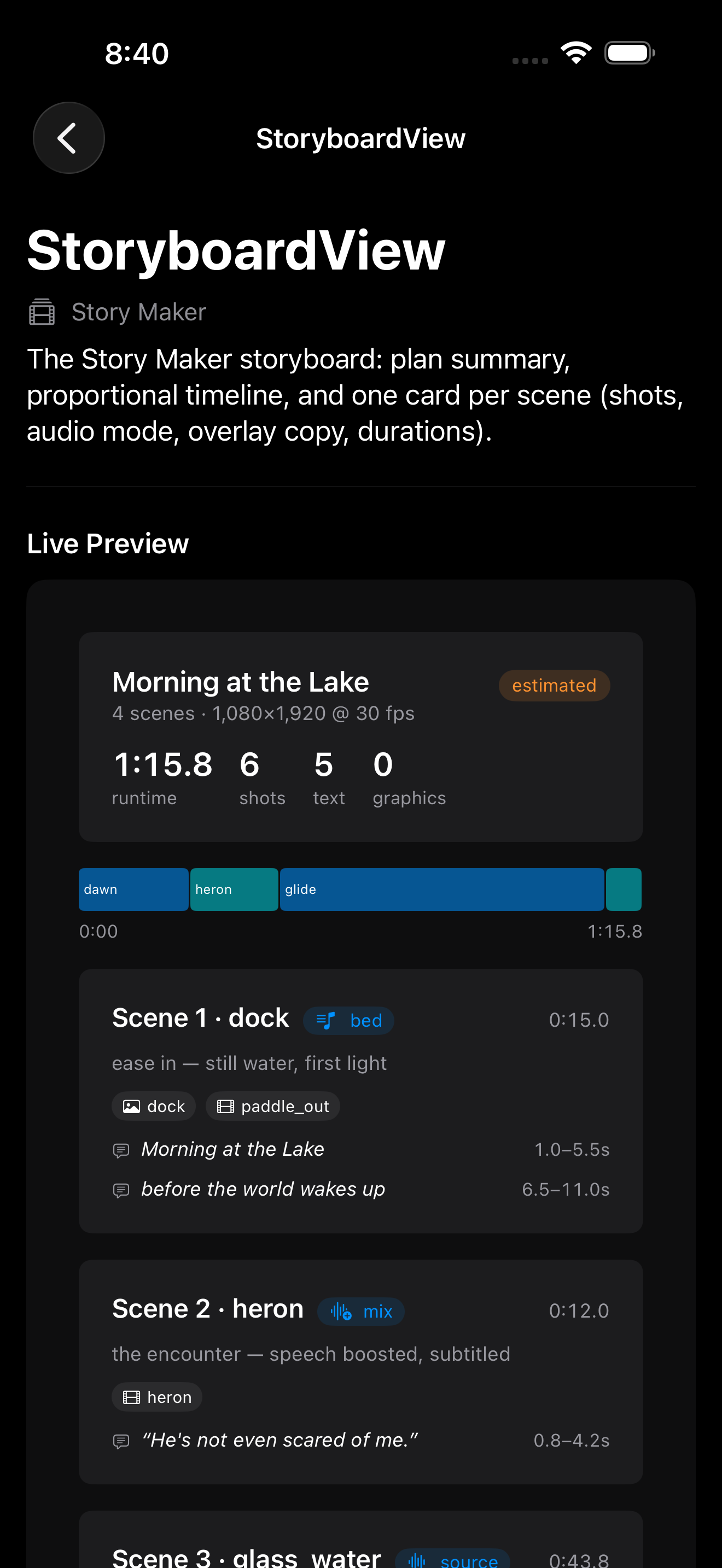iPhone screenshot