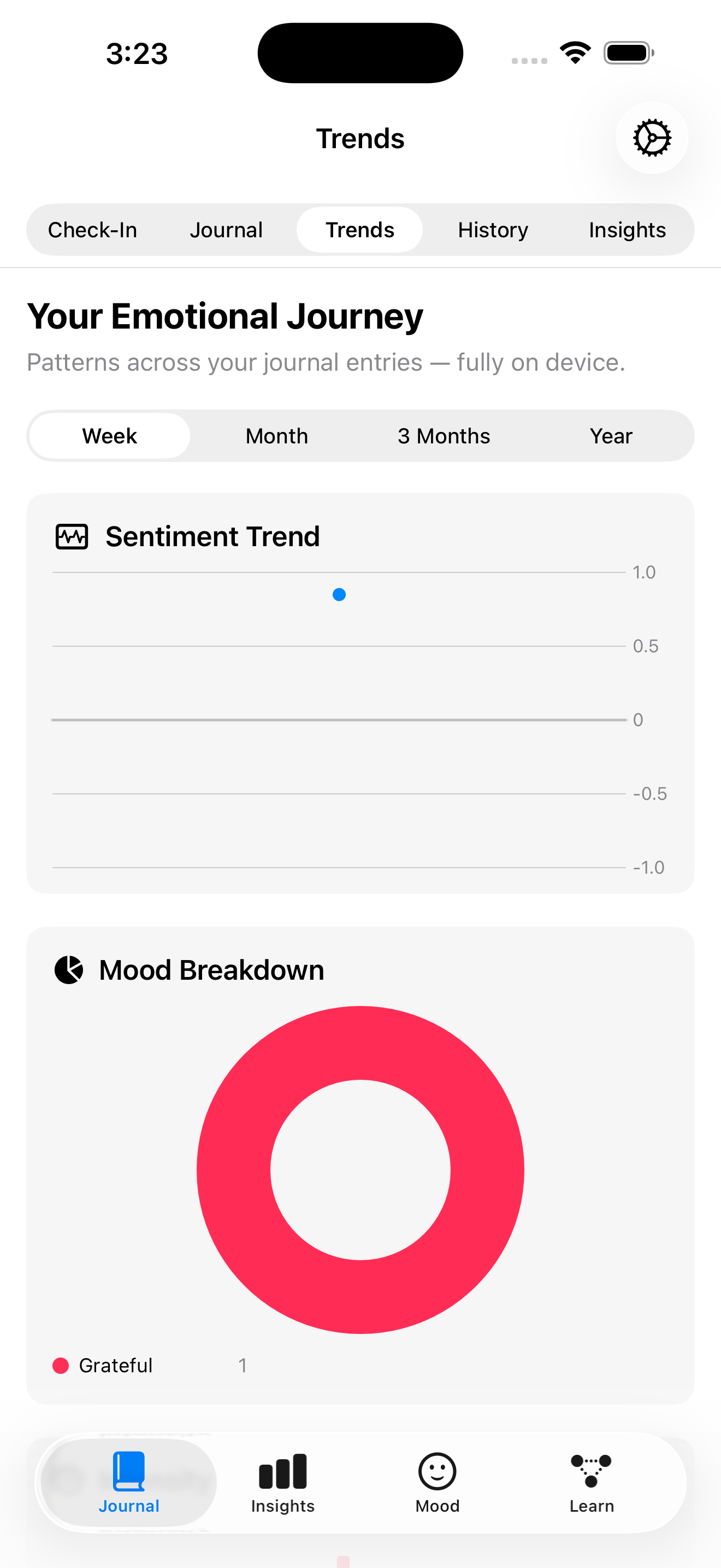 iPhone screenshot